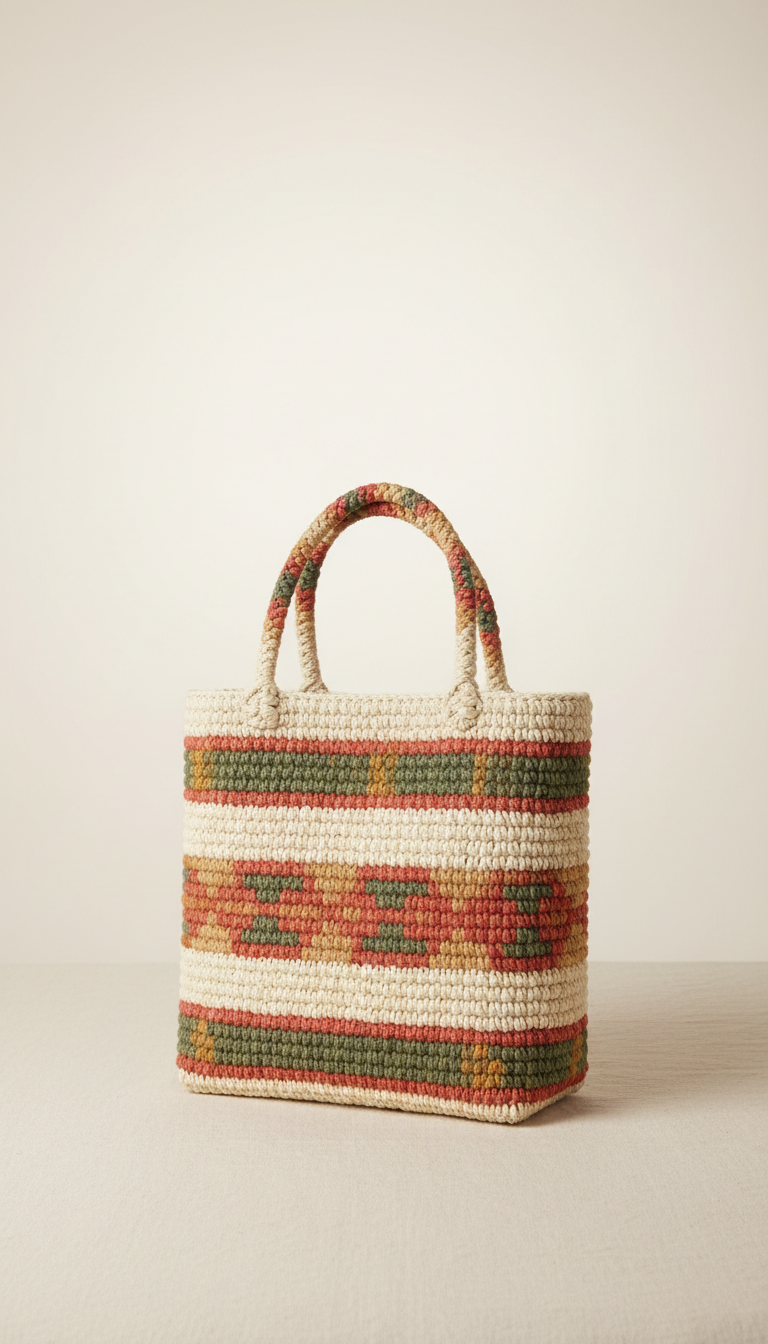 Borsa a tracolla lino colorato
